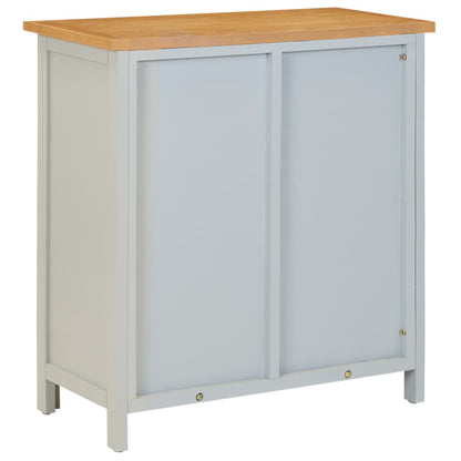 Credenza 70x35x75 cm in Legno Massello di Rovere