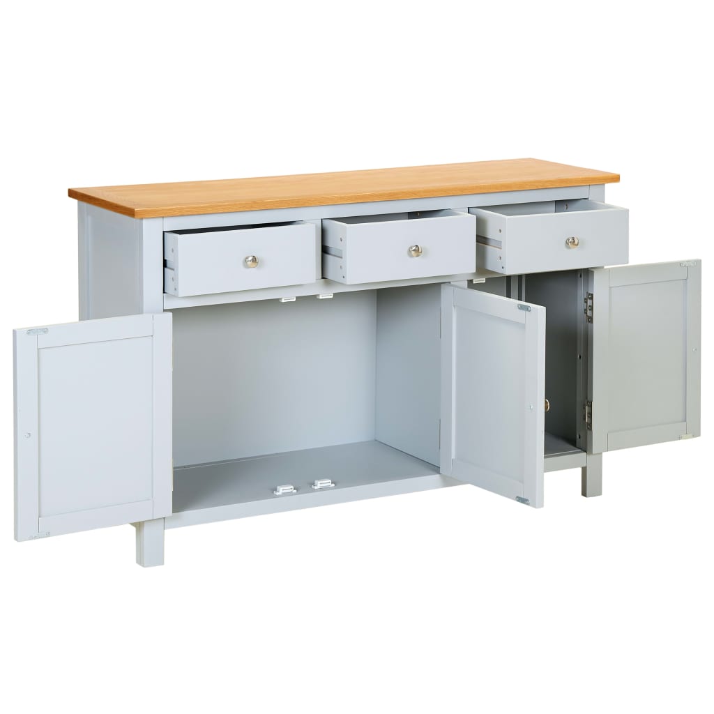 Credenza 110x33,5x70 cm in Massello di Rovere