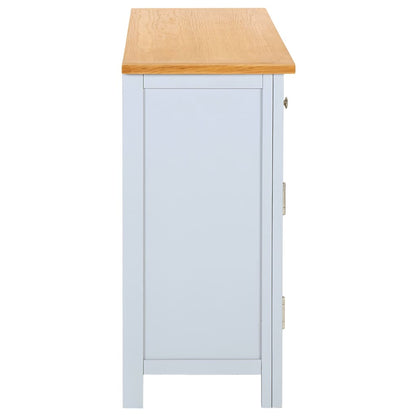 Credenza 110x33,5x70 cm in Massello di Rovere