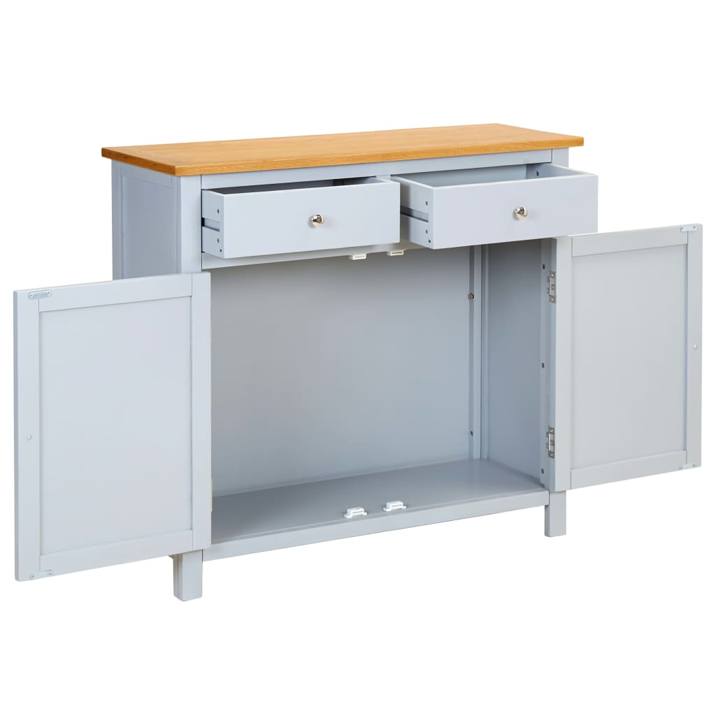 Credenza 90x33,5x83 cm in Massello di Rovere
