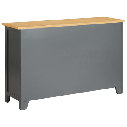 Credenza 110x33,5x70 cm in Legno Massello di Rovere