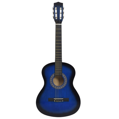Chitarra Classica per Principianti e Bambini Blu 3/4 36"