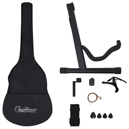 Set Chitarra Acustica Western 12 pz con 6 Corde 38"