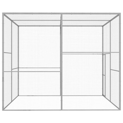 Gabbia per Gatti 3x3x2,5 m in Acciaio Zincato