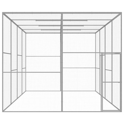 Gabbia per Gatti 6x3x2,5 m in Acciaio Zincato