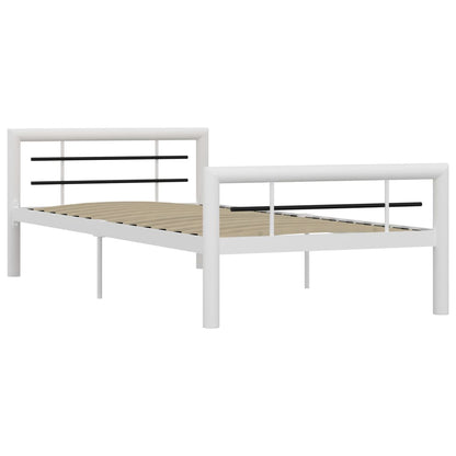 Giroletto Bianco e Nero in Metallo 90x200 cm