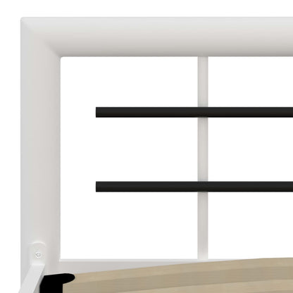 Giroletto Bianco e Nero in Metallo 90x200 cm