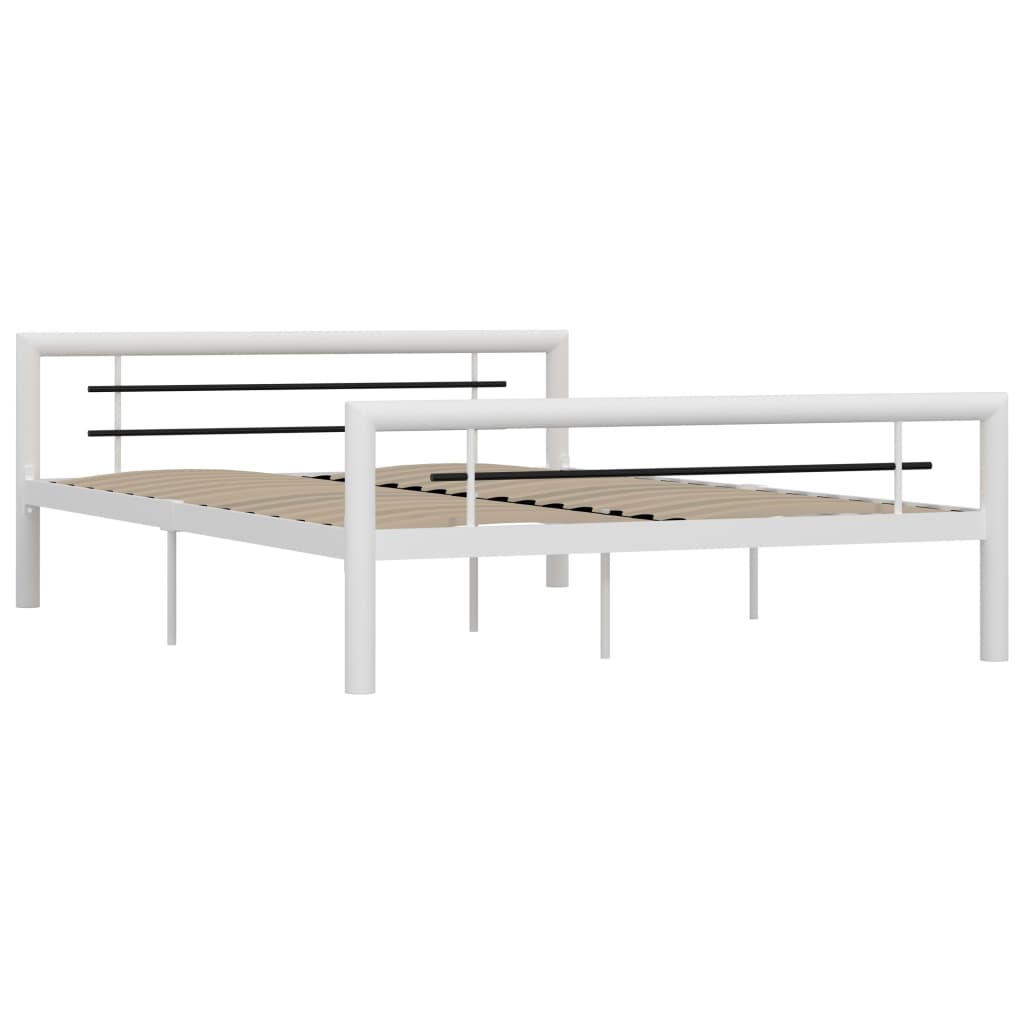 Giroletto Bianco e Nero in Metallo 160x200 cm