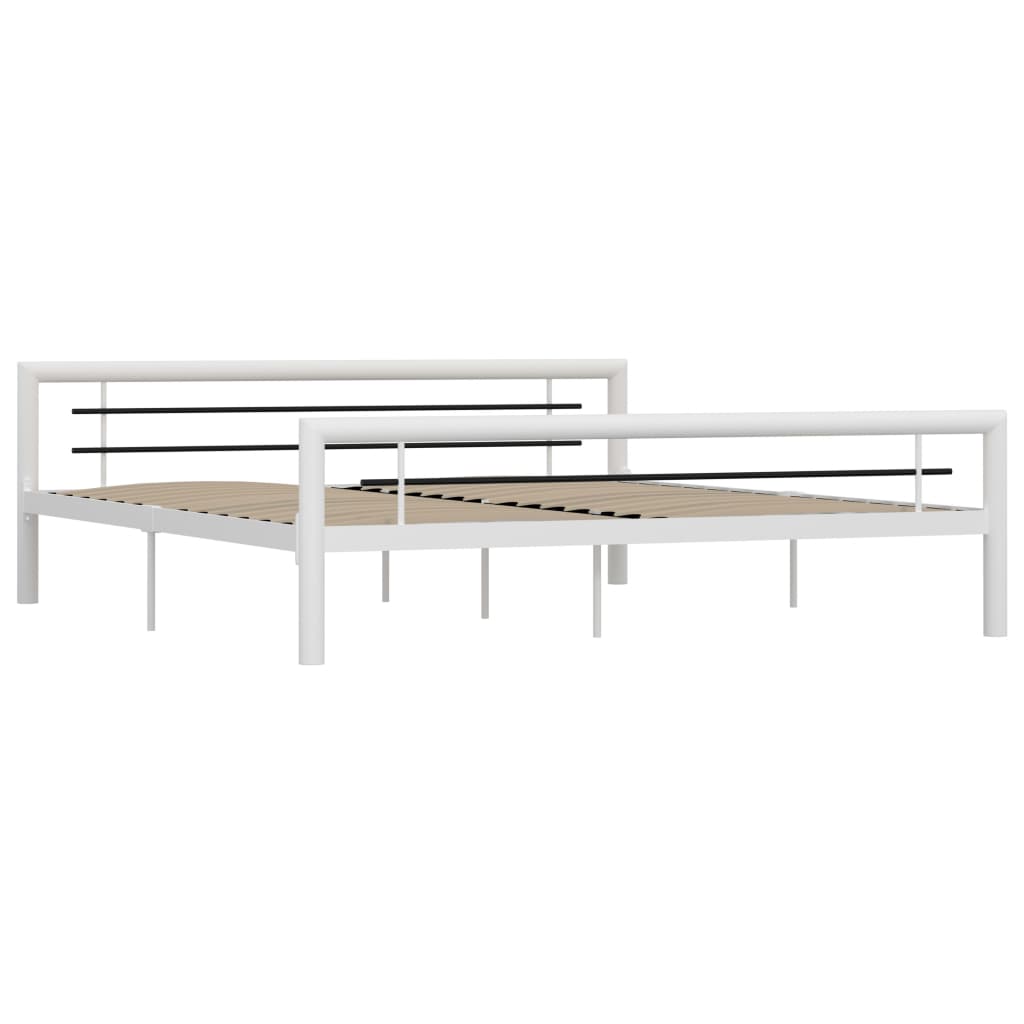 Giroletto Bianco e Nero in Metallo 180x200 cm