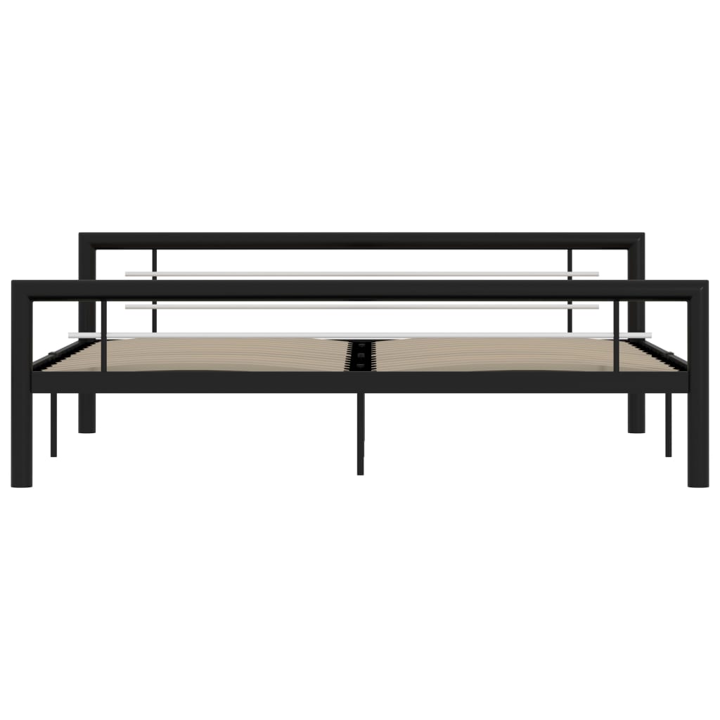 Giroletto Nero e Bianco in Metallo 180x200 cm