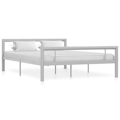 Giroletto Grigio e Bianco in Metallo 140x200 cm