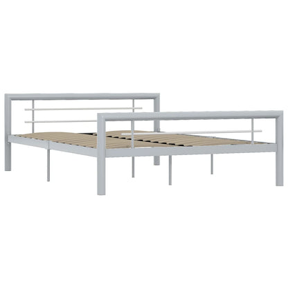 Giroletto Grigio e Bianco in Metallo 140x200 cm