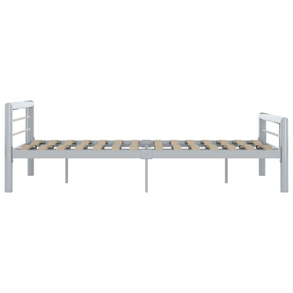 Giroletto Grigio e Bianco in Metallo 140x200 cm