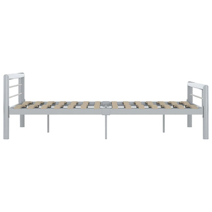 Giroletto Grigio e Bianco in Metallo 160x200 cm
