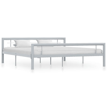 Giroletto Grigio e Bianco in Metallo 180x200 cm