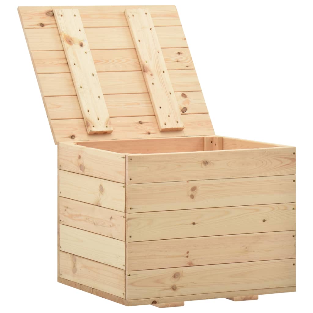 Cassapanca 60x54x50,7 cm in Legno Massello di Pino