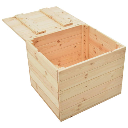 Cassapanca 60x54x50,7 cm in Legno Massello di Pino