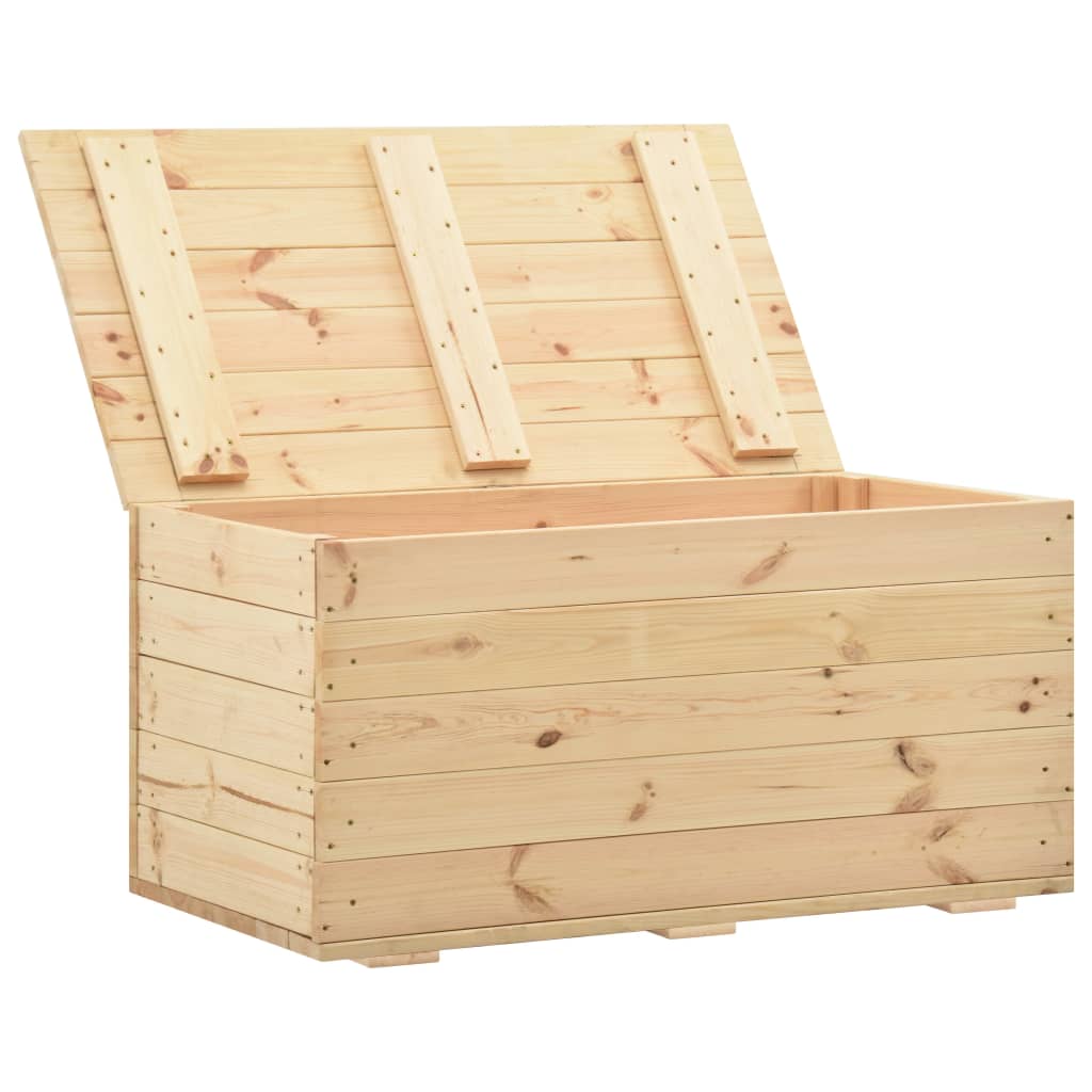 Cassapanca 100x54x50,7 cm in Legno Massello di Pino