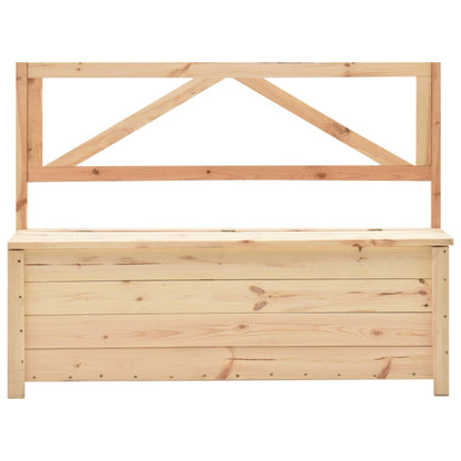 Cassapanca 120 cm Legno Massello di Pino