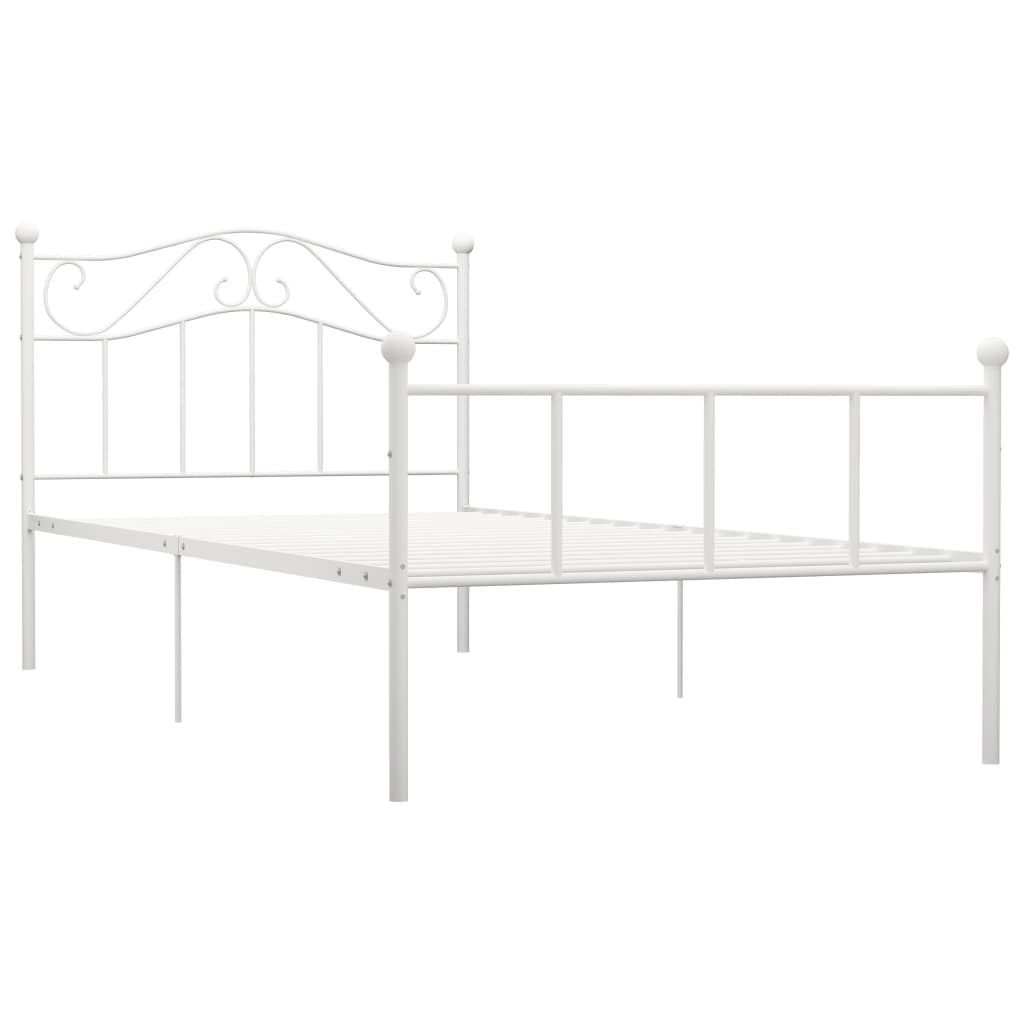 Giroletto Bianco in Metallo 90x200 cm
