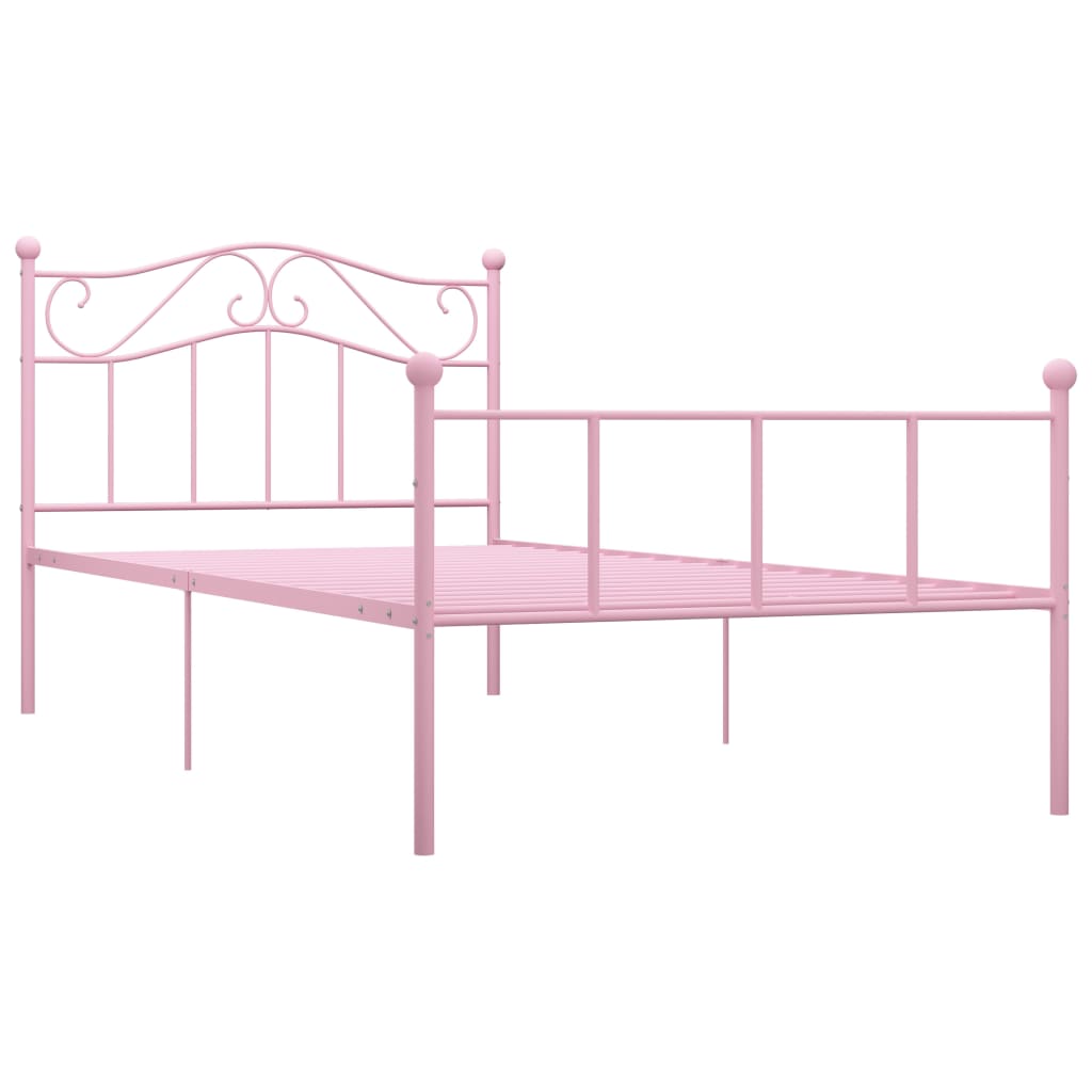 Giroletto Rosa in Metallo 90x200 cm