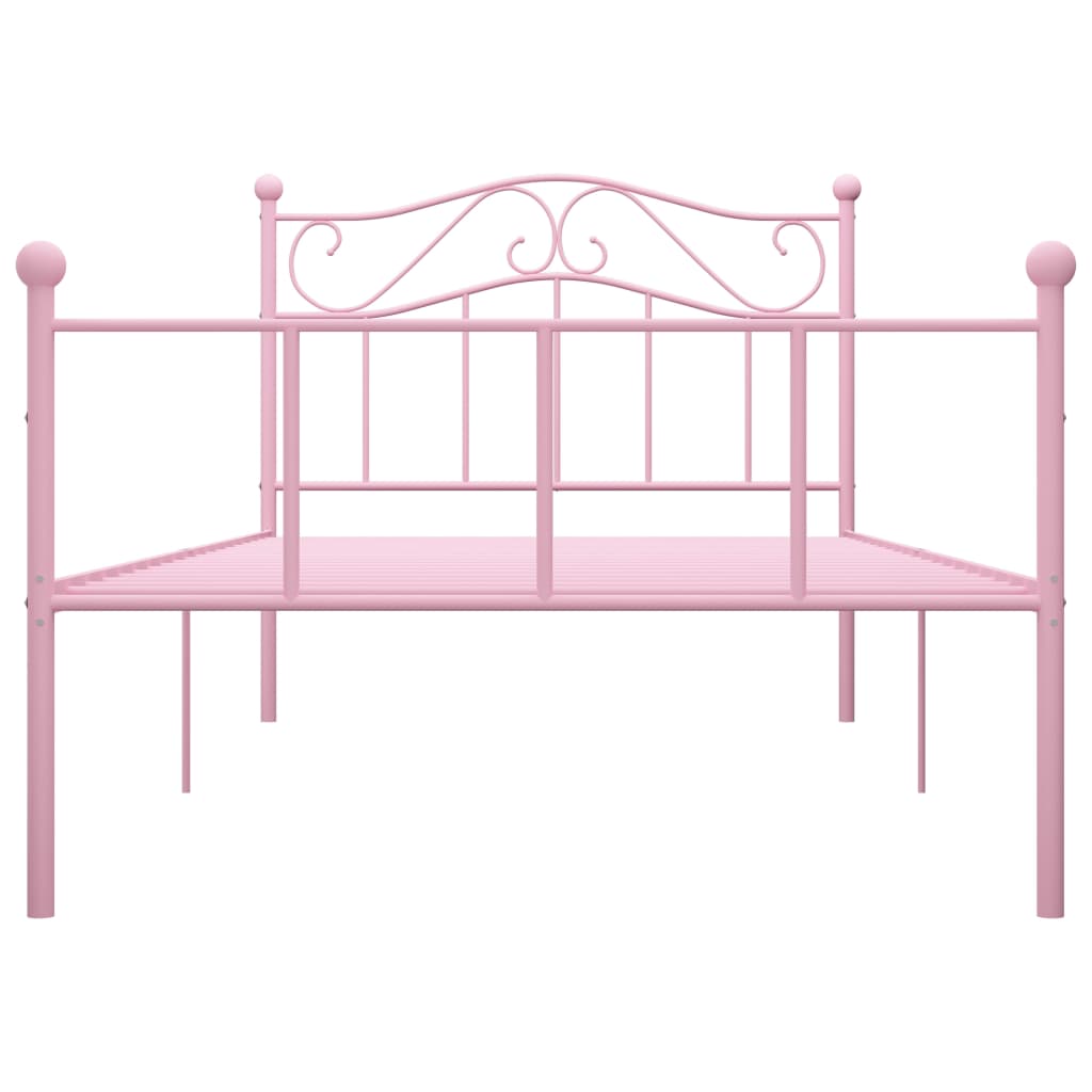 Giroletto Rosa in Metallo 90x200 cm