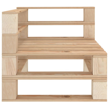 Set Divani da Giardino Pallet 6 pz in Legno