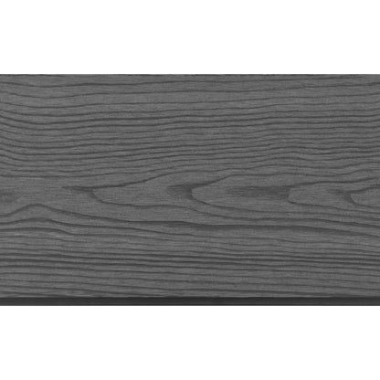 Set Pannelli Recinzione in WPC 2 Quadrati 353x187 cm Grigio