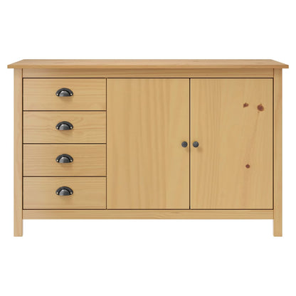 Credenza Hill Marrone ambra 130x40x80 cm in Legno di Pino