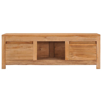 Mobile Porta TV 100x30x35 cm in Legno Massello di Teak