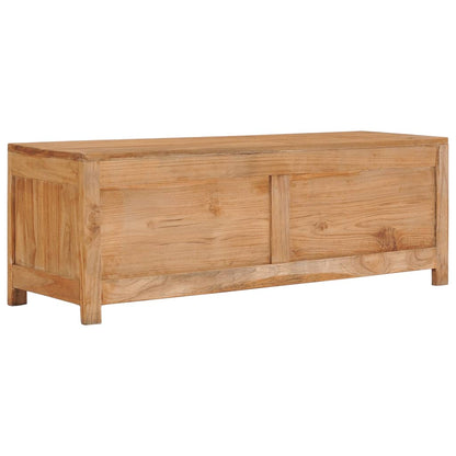 Mobile Porta TV 100x30x35 cm in Legno Massello di Teak