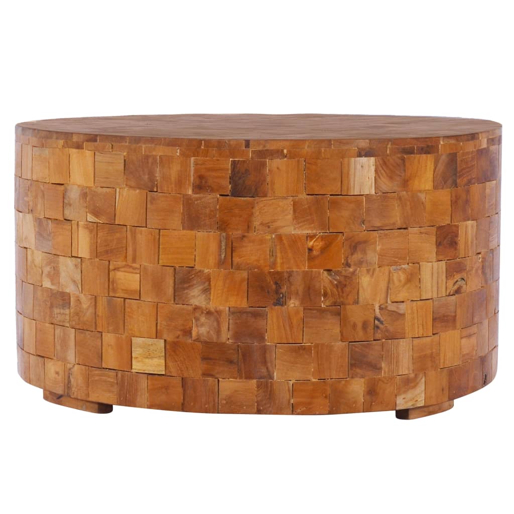 Tavolino da CaffÃ¨ 60x60x35 cm in Legno Massello di Teak