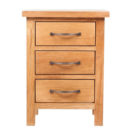 Comodini 2 pz 40x30x54 cm in Legno Massello di Rovere