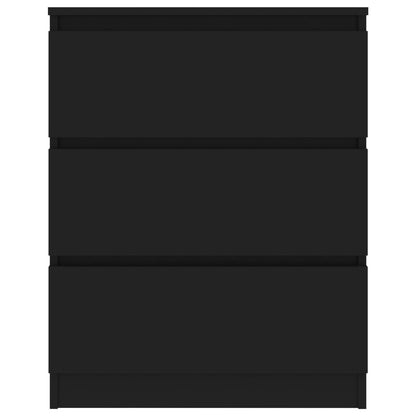 Credenza Nera 60x35x76 cm in Legno Multistrato