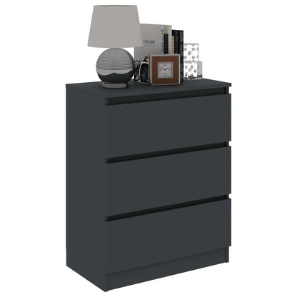 Credenza Bianca 60x35x76 cm in Legno Multistrato