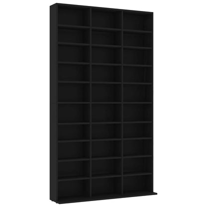 Armadietto TV Nero 102x16x177,5 cm in Legno Multistrato