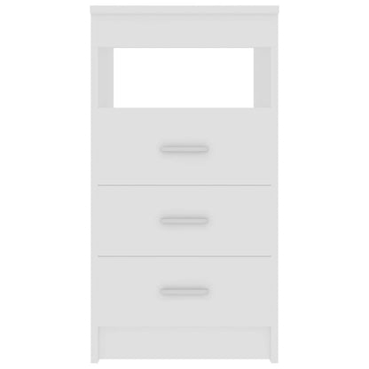 Cassettiera Bianca 40x50x76 cm in Legno Multistrato