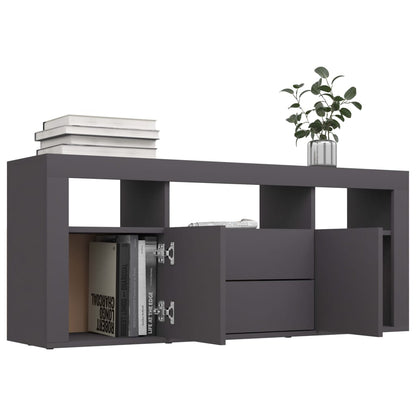 Mobile Porta TV Grigio 120x30x50 cm in Legno Multistrato