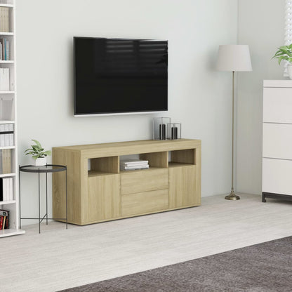 Mobile Porta TV Rovere Sonoma 120x30x50 cm in Legno Multistrato