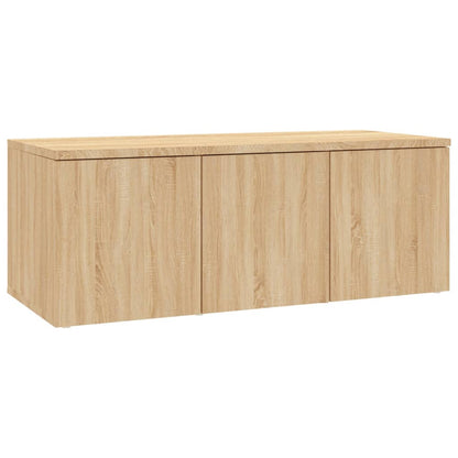 Mobile Porta TV Rovere Sonoma 80x34x30 cm Legno Multistrato