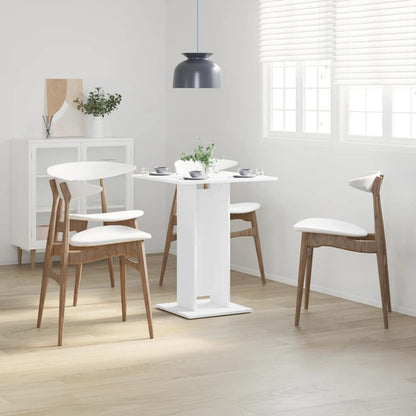 Tavolo da Bistrot Bianco 60x60x75 cm in Legno Multistrato