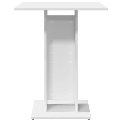 Tavolo da Bistrot Bianco 60x60x75 cm in Legno Multistrato