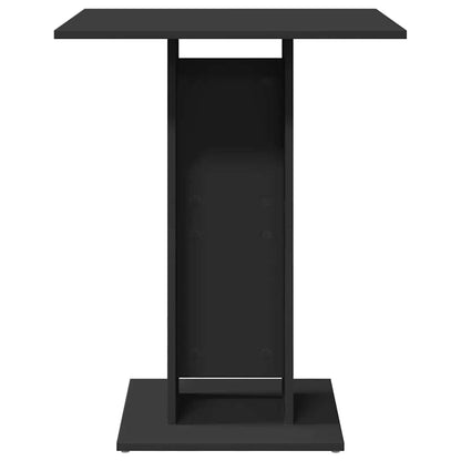 Tavolo da Bistrot Nero 60x60x75 cm in Legno Multistrato