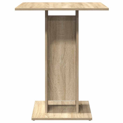 Tavolo da Bistrot Rovere Sonoma 60x60x75 cm Legno Multistrato