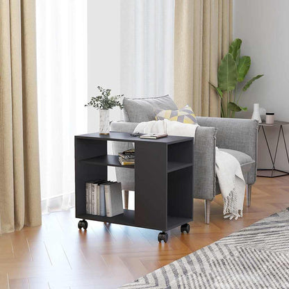 Tavolino da Salotto Grigio 70x35x55 cm in Legno Multistrato