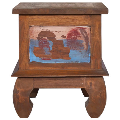 Comodino 45x35x40 cm in Legno Massello di Recupero