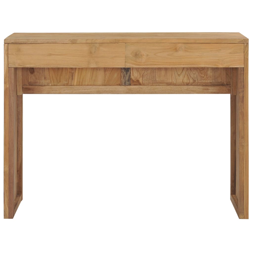 Tavolo Consolle 100x35x75 cm in Legno Massello di Teak