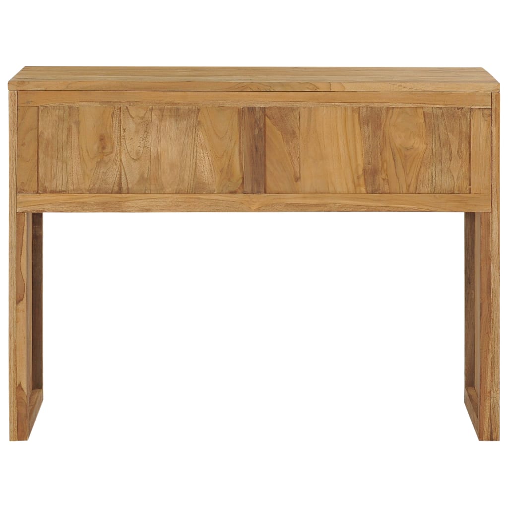 Tavolo Consolle 100x35x75 cm in Legno Massello di Teak