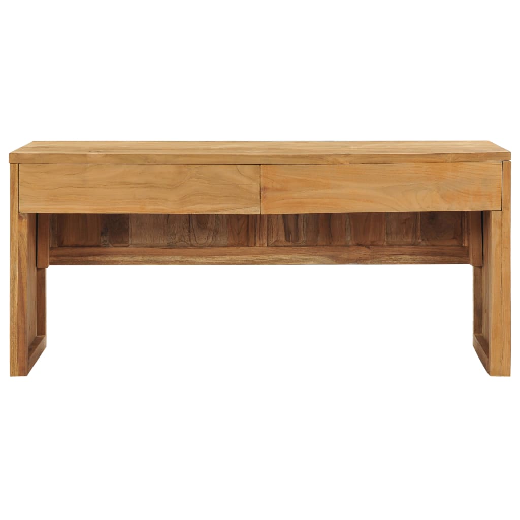 Mobile Porta TV 100x35x45 cm in Legno Massello di Teak