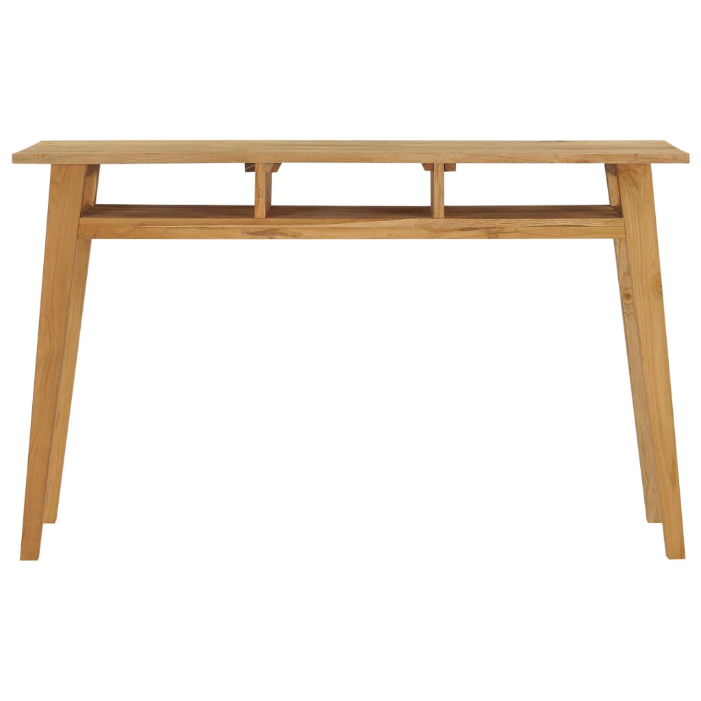 Tavolo Consolle 120x35x75 cm in Legno Massello di Teak